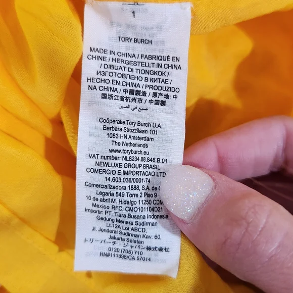 Yellow Floral Lace Dress - Picture 6 of 11